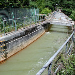 水力発電所に吾妻川の水を運ぶ送水トンネル